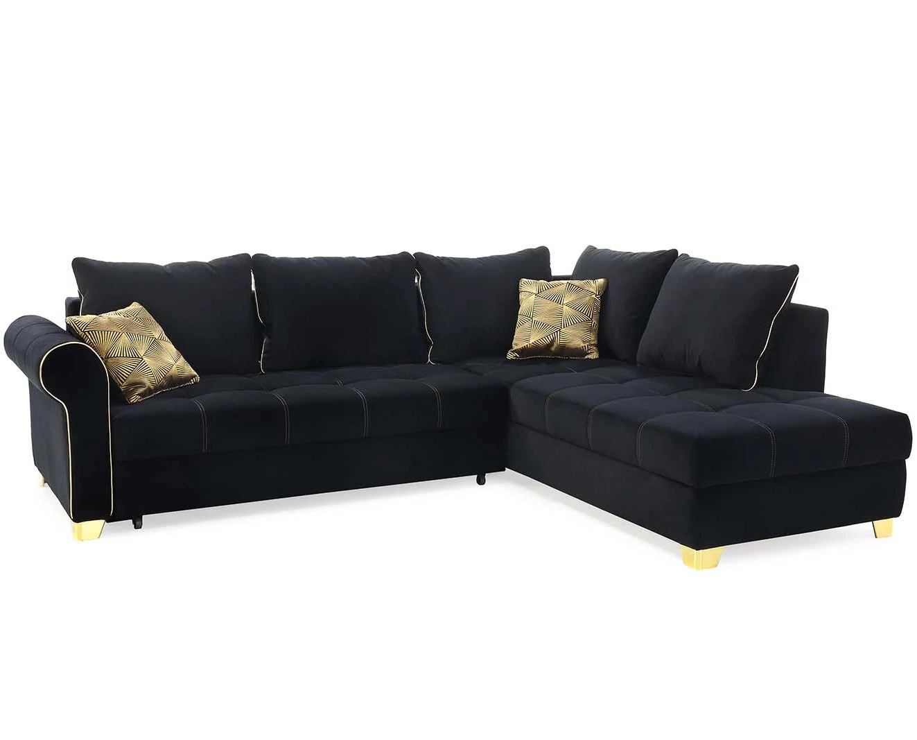 SARAY sarokülő - 372-06 / 372-06 / 733-04 Fekete-Arany