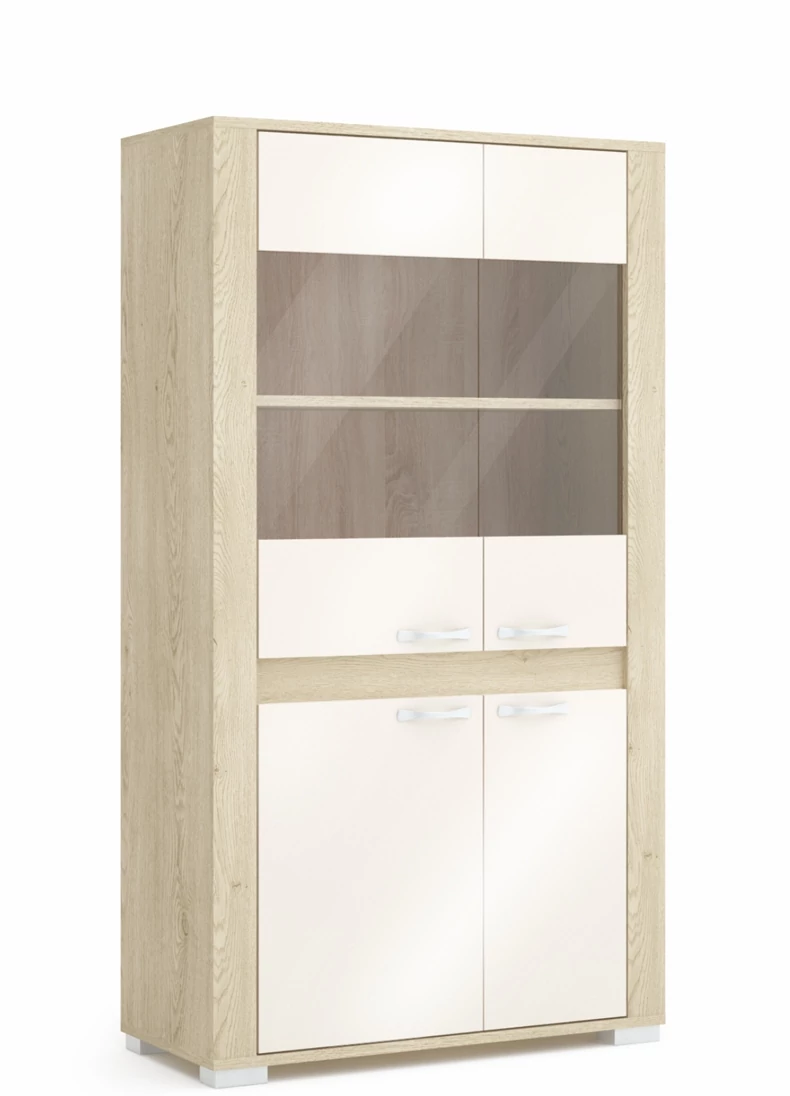 CORTINA 90-es 3/4 üveges elem - Cotta Cremona / Magasfényű Beige (C12)
