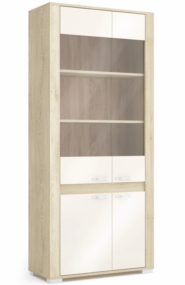 CORTINA 90-es üveges elem - Cotta Cremona / Magasfényű Beige (C3)