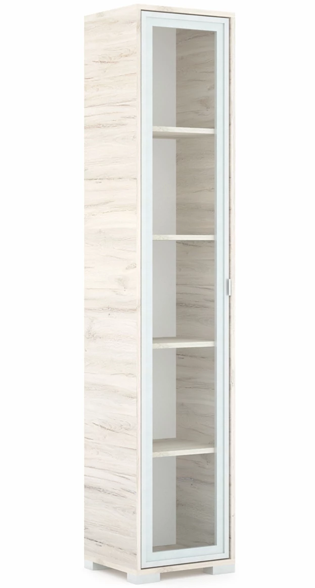 POLLY vitrines polcos elem 42 cm BALOS - Justus Tölgy / Szürke