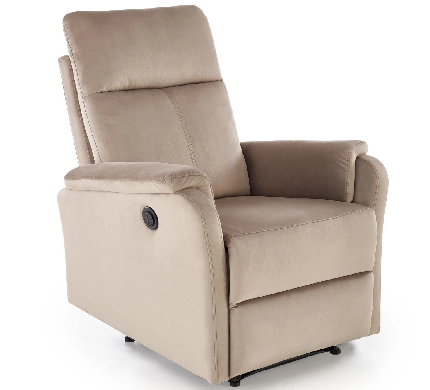 CROCUS automata relax TV fotel - Bézs bársony szövet