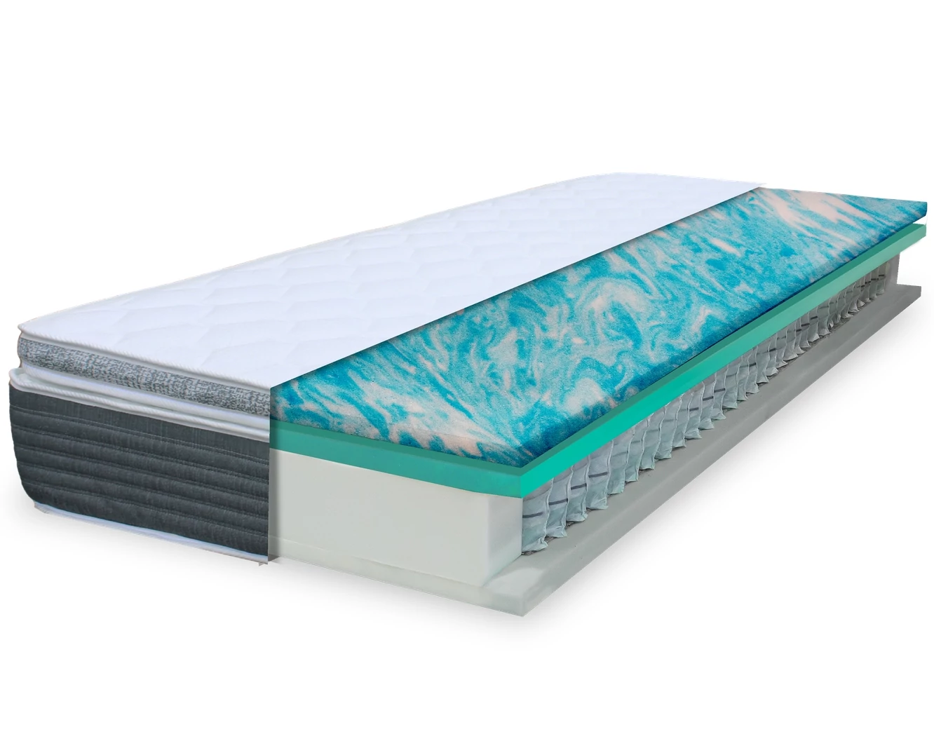 MoonLight PRESTIGE HARD táskarugós matrac 180x200 cm - 32 cm vastag