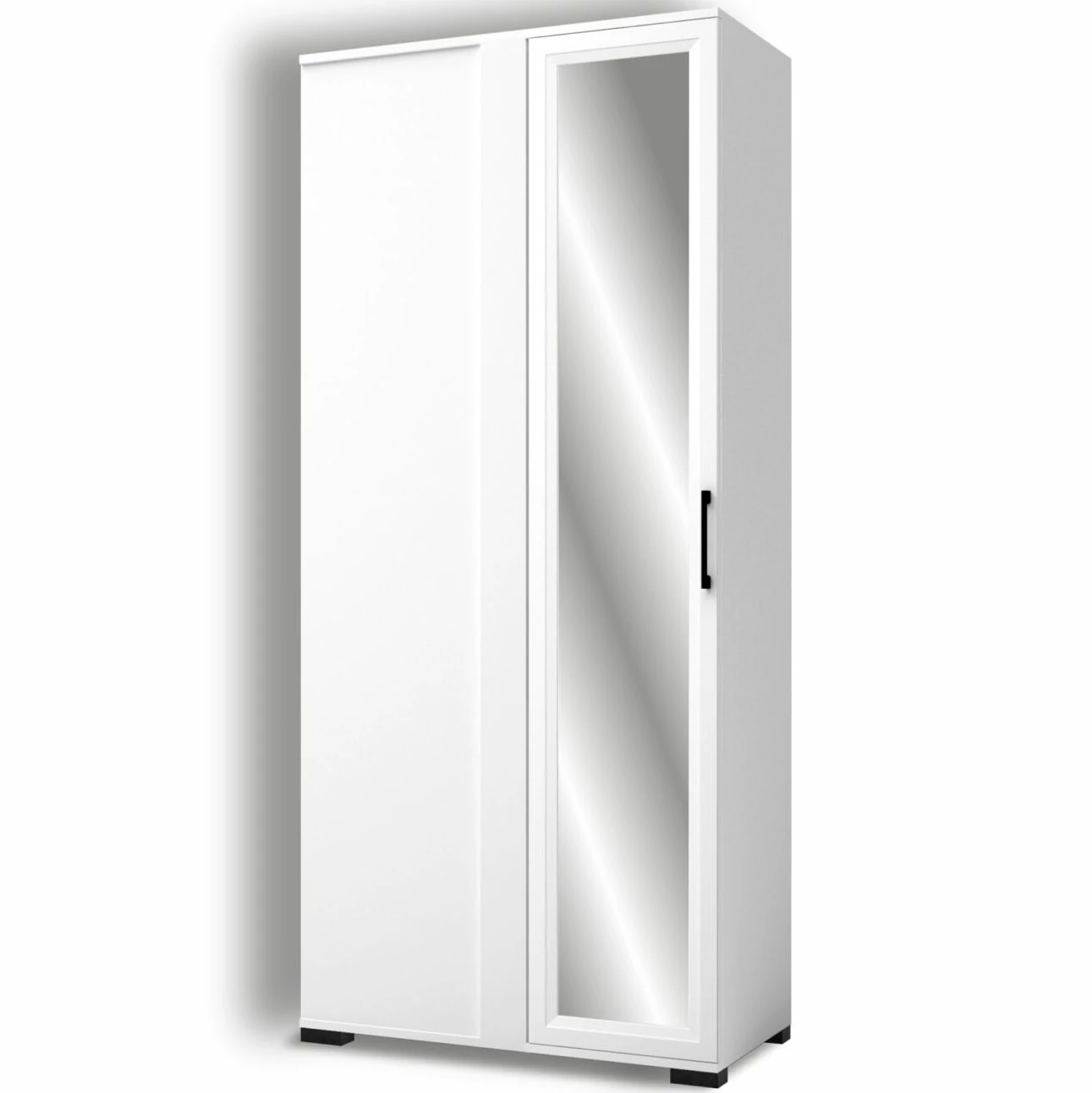 EVEREST E11 sarokelem tükrös 92 cm BALOS - Fehér