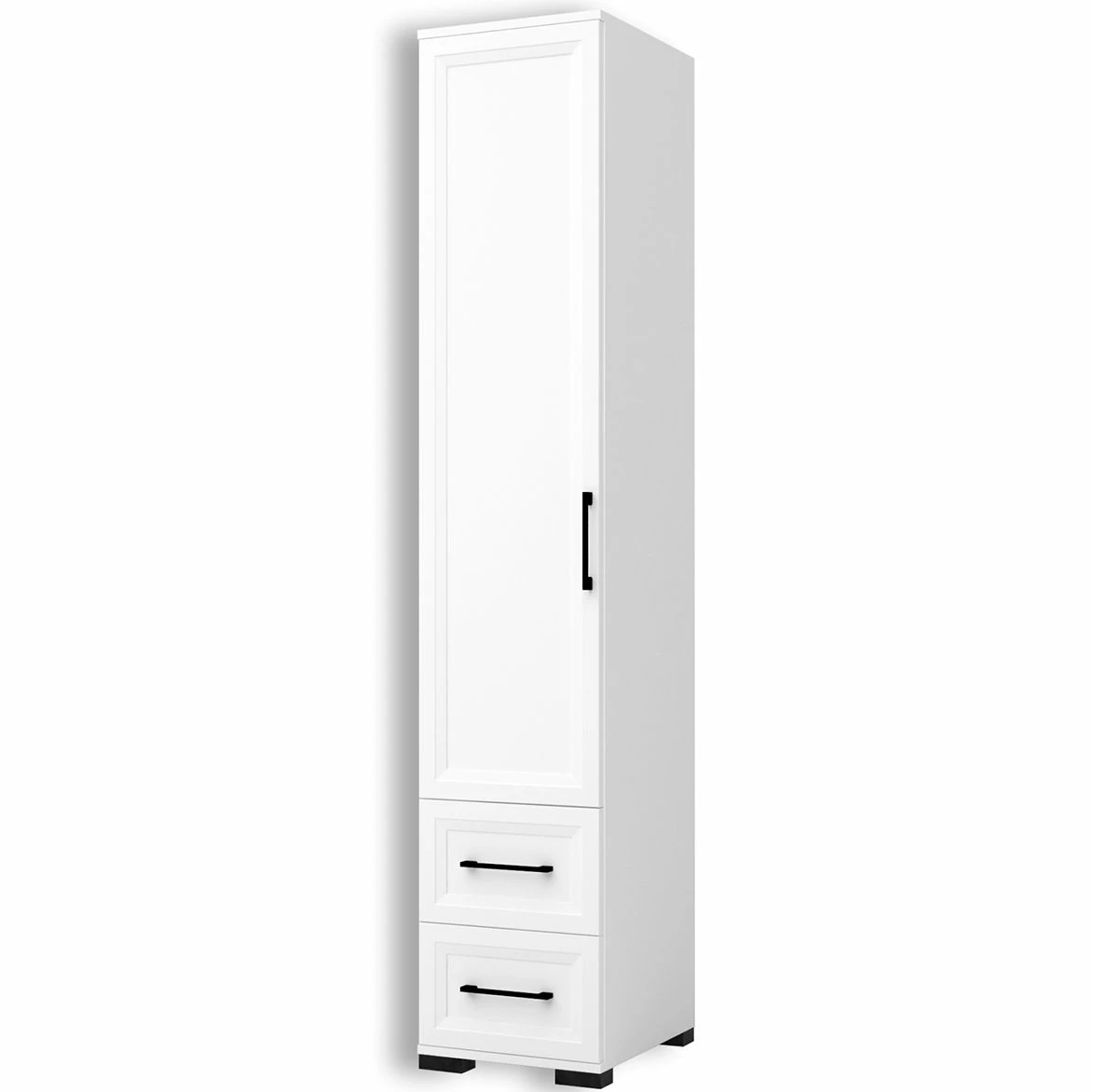 EVEREST E3 fiókos teleajtós elem 40 cm BALOS - Fehér