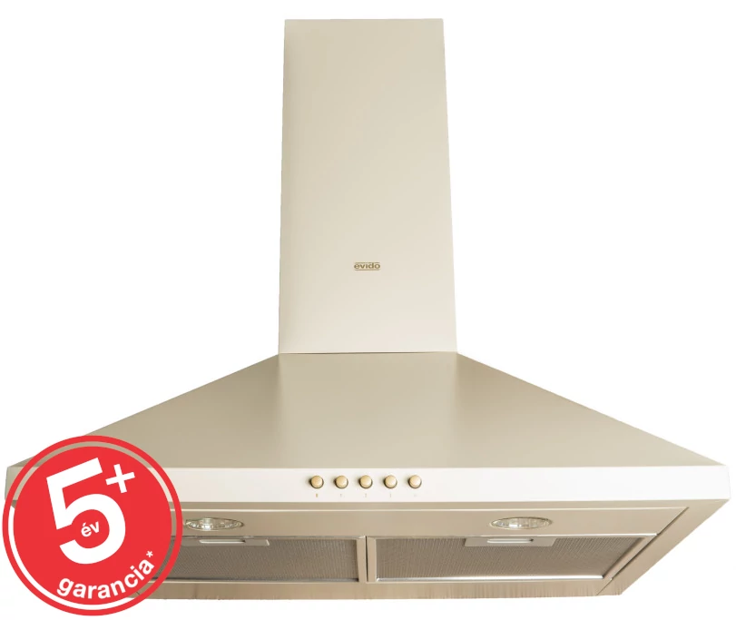 EVIDO ONDA 60C kürtős páraelszívó, 60 cm, beige/bronz (TGEON60_BB)