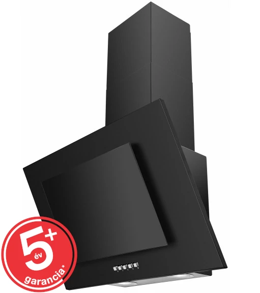 EVIDO REFLEX 60B design kürtős páraelszívó, 60 cm, fekete (TGER60_B)