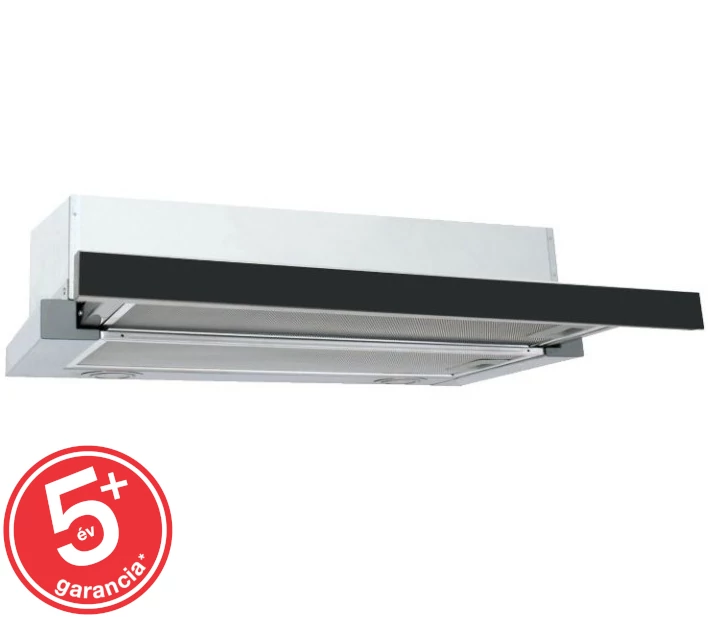 EVIDO SLIMLUX 60GB teleszkópos kihúzható páraelszívó, 60 cm, fekete