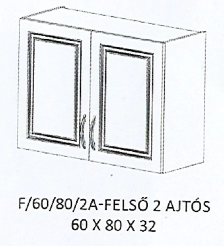 ORSI F/60/80/2A-FELSŐ 2 ajtós elem