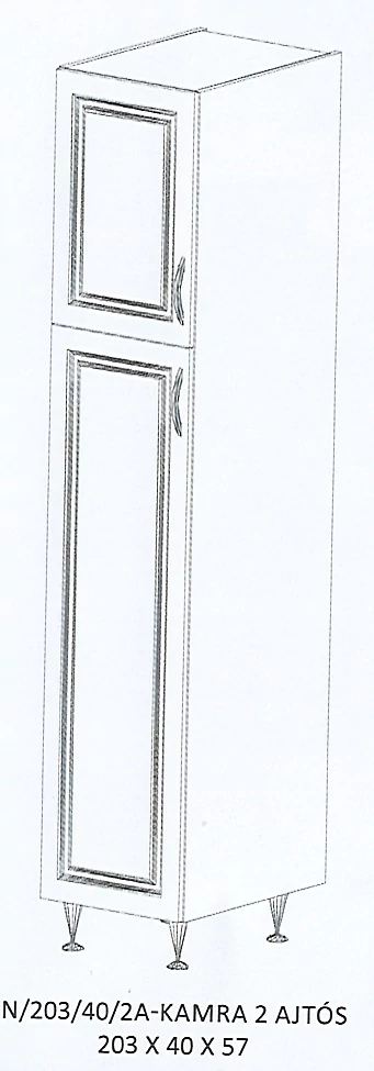 ORSI N/203/40/2A-KAMRA 2 ajtós elem - BALOS
