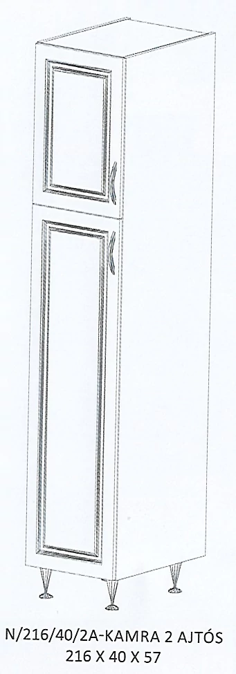 ORSI N/216/40/2A-KAMRA 2 ajtós elem - BALOS