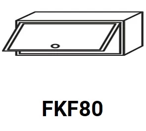 ZILLE FKF80 felső félmagas, kamra mélységű felnyílós elem