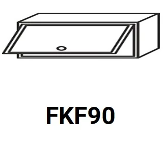 LAURA FKF90 felső félmagas, kamra mélységű felnyílós elem