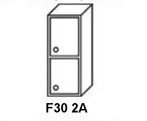 ZILLE F30 2A-as 2 ajtós zárt elem jobbos