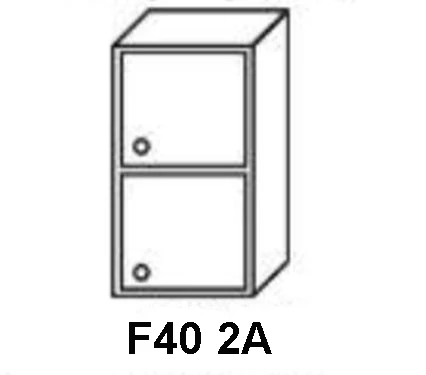 ANTÓNIA F40 2A-as 2 ajtós zárt elem jobbos