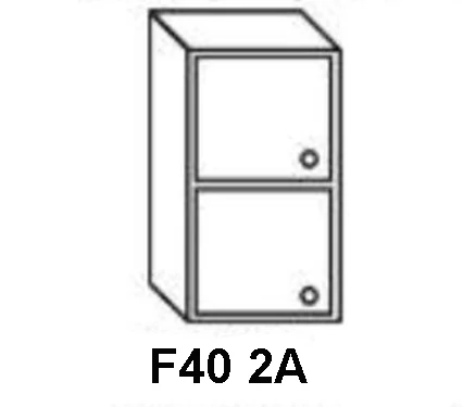 ANTÓNIA F40 2A-as 2 ajtós zárt elem balos