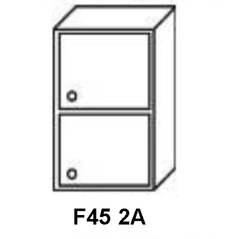 ANTÓNIA F45 2A-as 2 ajtós zárt elem jobbos