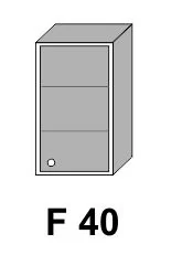 ANTÓNIA F40-es zárt elem jobbos