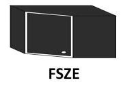 ZILLE FSZE felső sarok páraelszívós elem balos