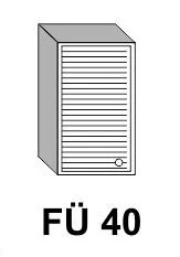 ANTÓNIA FÜ40 üveges elem balos