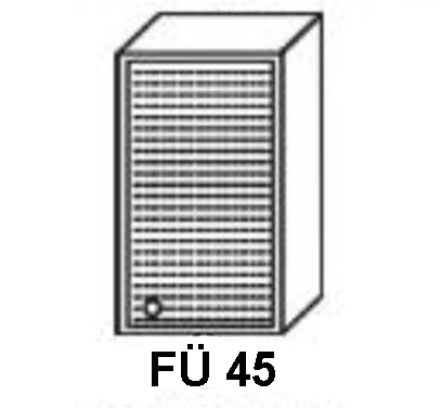 ANTÓNIA FÜ45-ös üveges elem jobbos