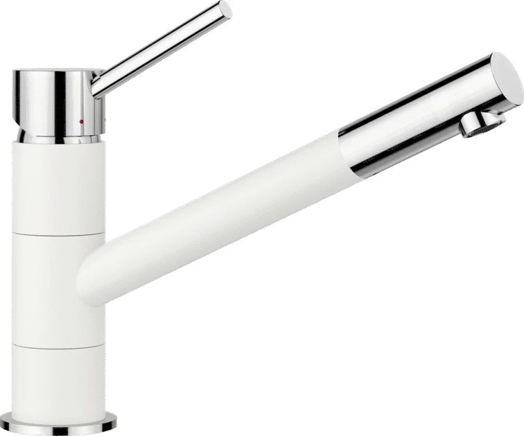 BLANCO Kano silgránit / króm csaptelep - Fehér