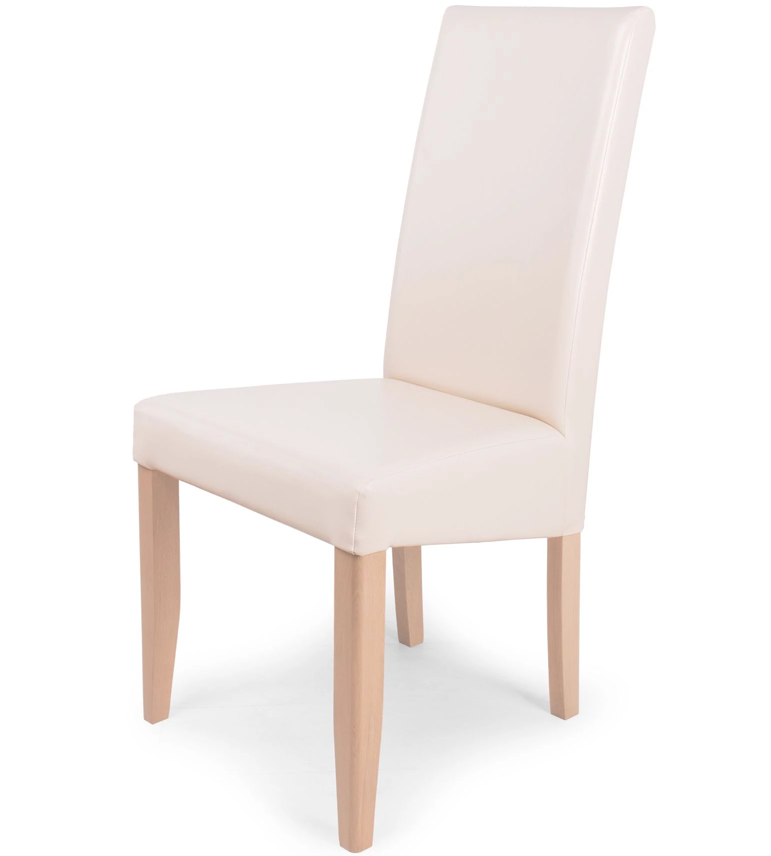 BERTA Étkezőszék SONOMA- BEIGE textilbőr