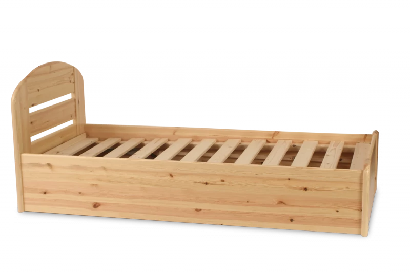 Etsberger Anikó Ágyneműtartós ágykeret 90x200-as ( Ao-11-100 ), ágyráccsal