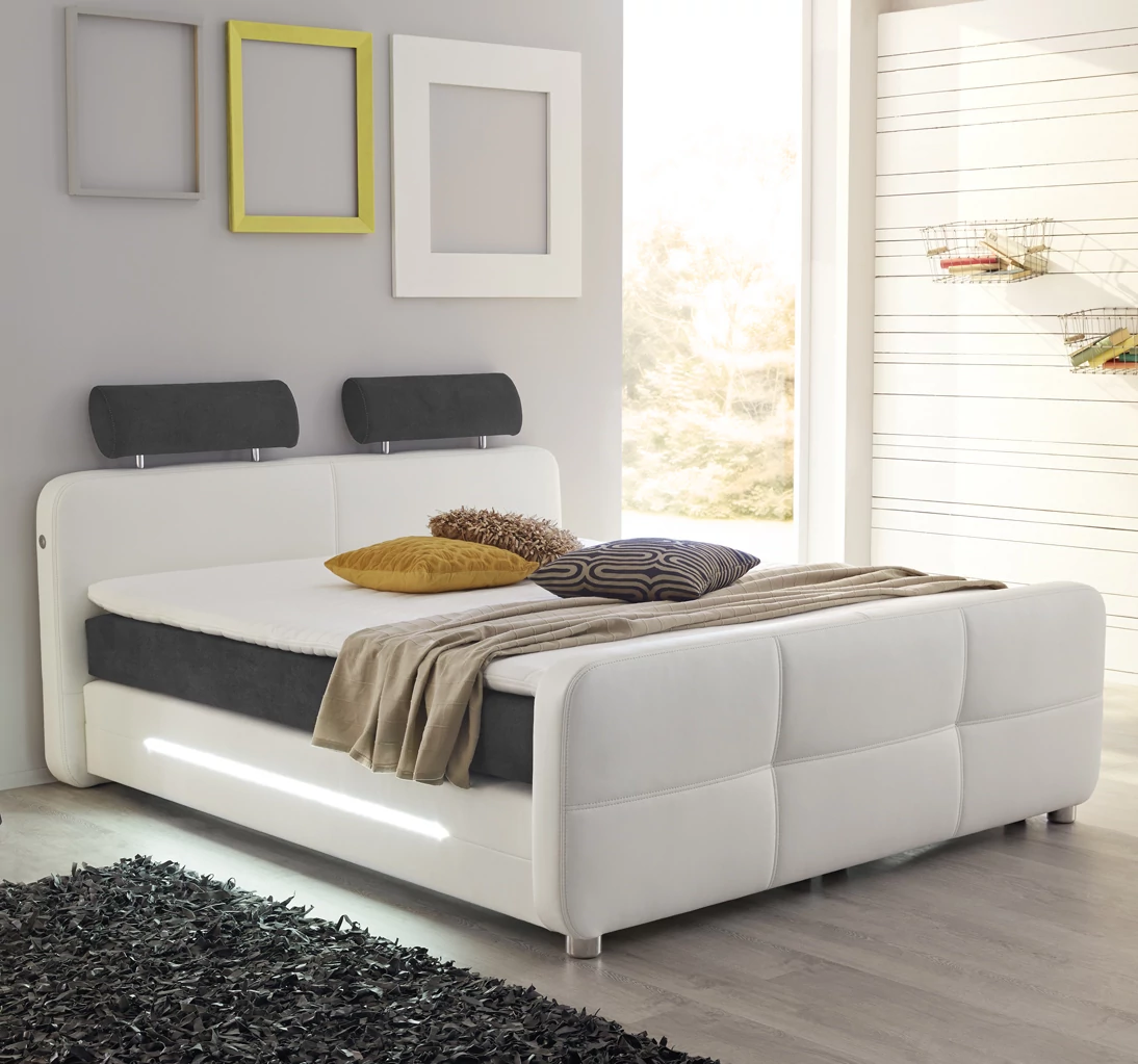 GINA Boxspring franciaágy 180x200 cm - 485/06- 329/17