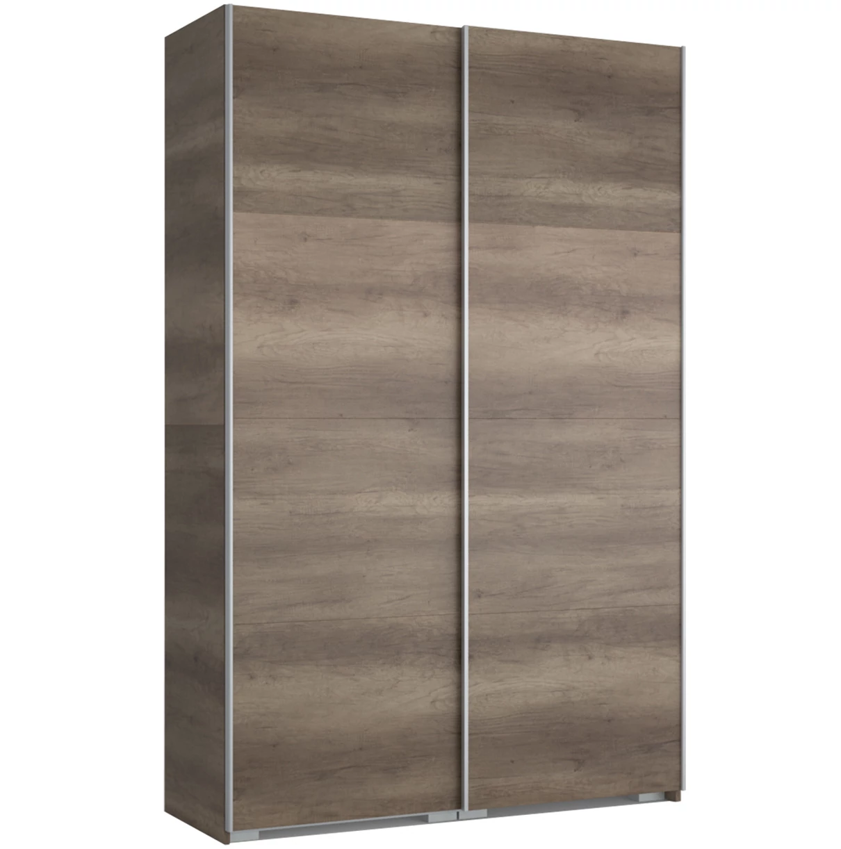 FŐNIX 154 cm tolóajtós gardrób - Canyon Tölgy / Szürke profil